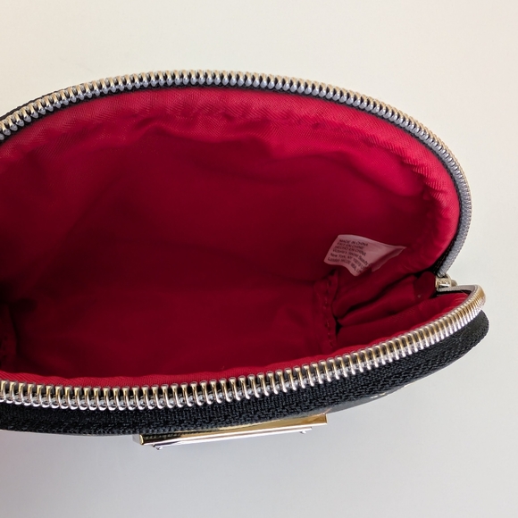 NWT VICTORIA'S SECRET 3-PC Set Leopard Black Travel Cosmetic Bag Makeup Pouch XL - Picture 14 of 16